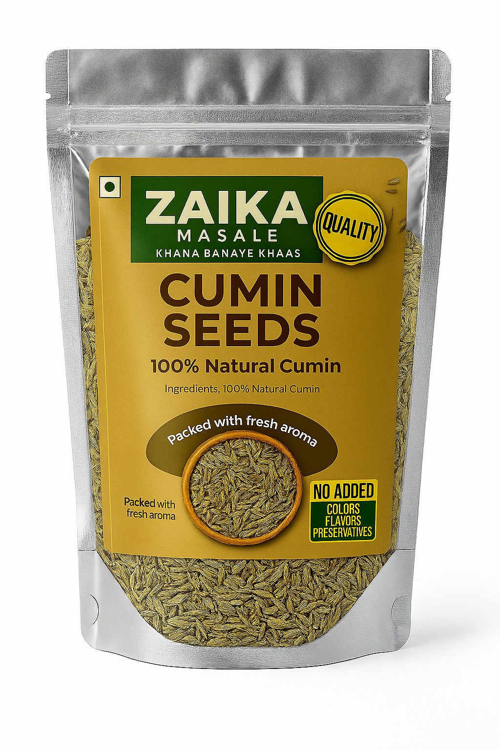 Zaika Masale Premium Cumin Seeds Jeera